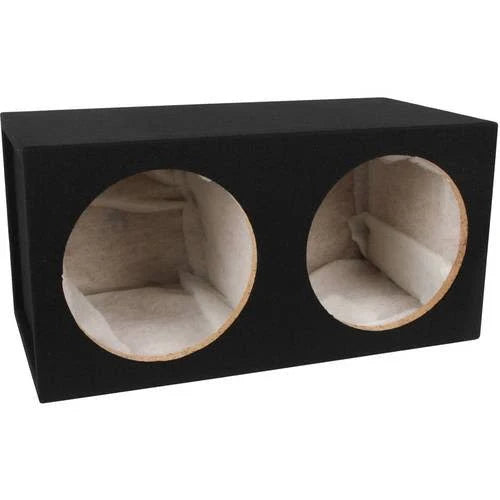 Dual 12-Inch Car Subwoofer Box Sealed MDF D525126