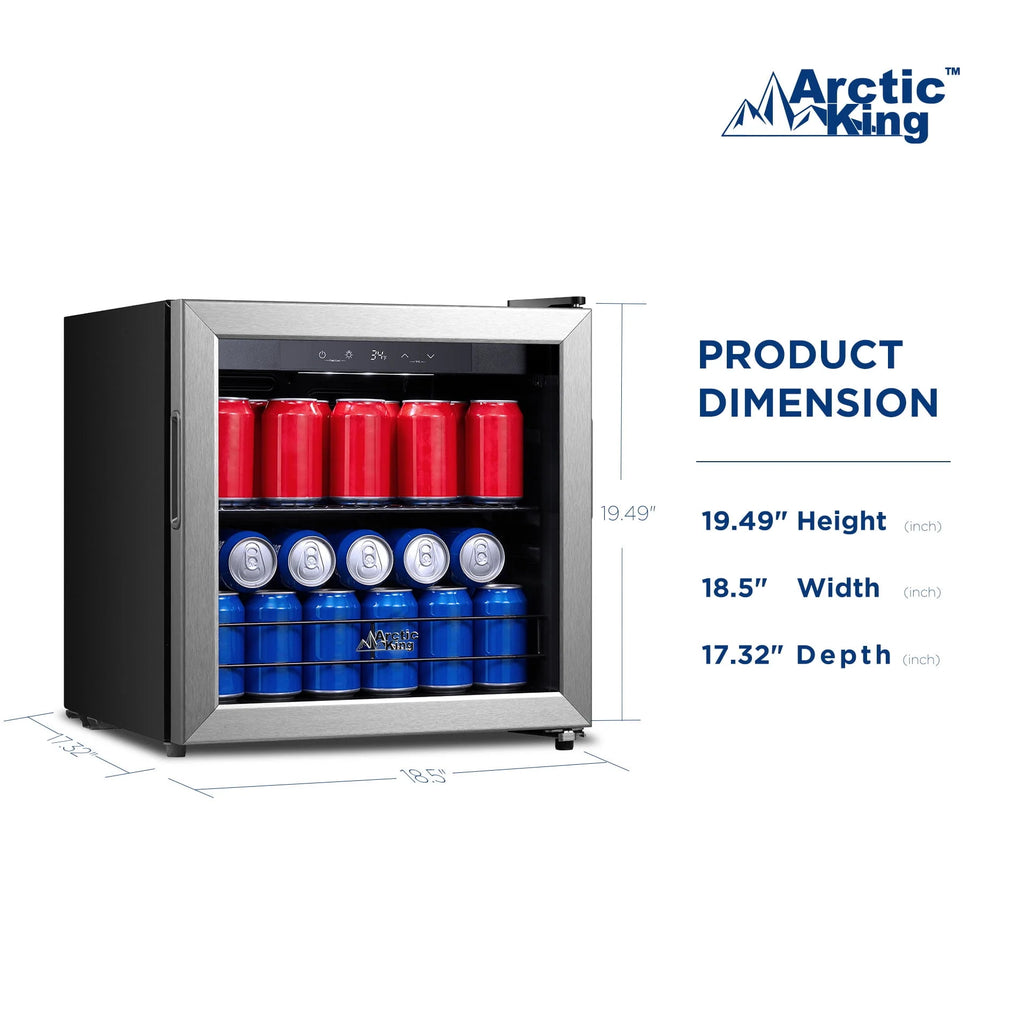 48-Can Beverage Fridge & Cooler with Electrical Control Z3564