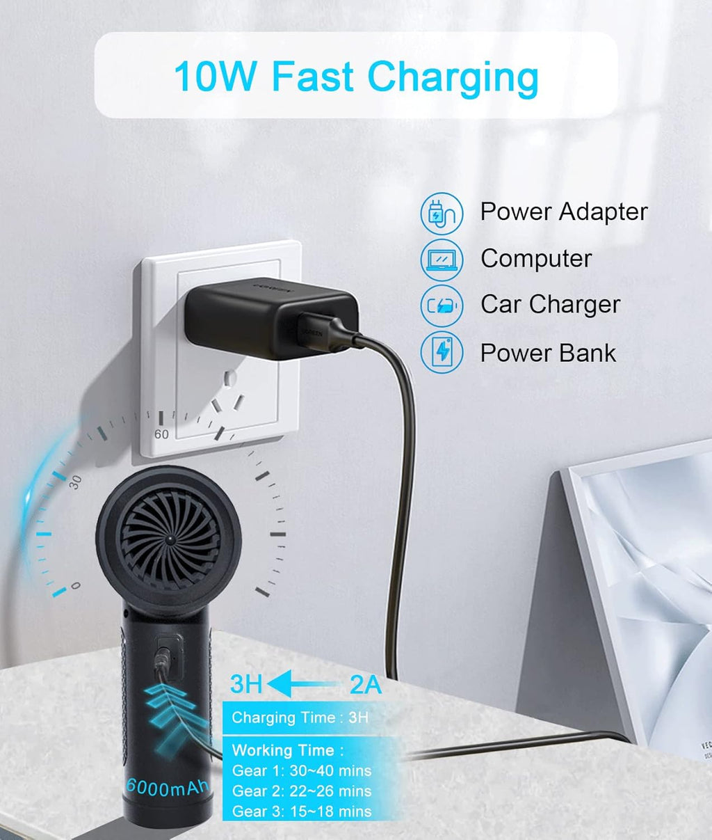 Rechargeable Cordless Air Duster with LED Light, Pack of 2 Y4026