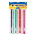 6" Plastic Ruler 4/Pack F31713