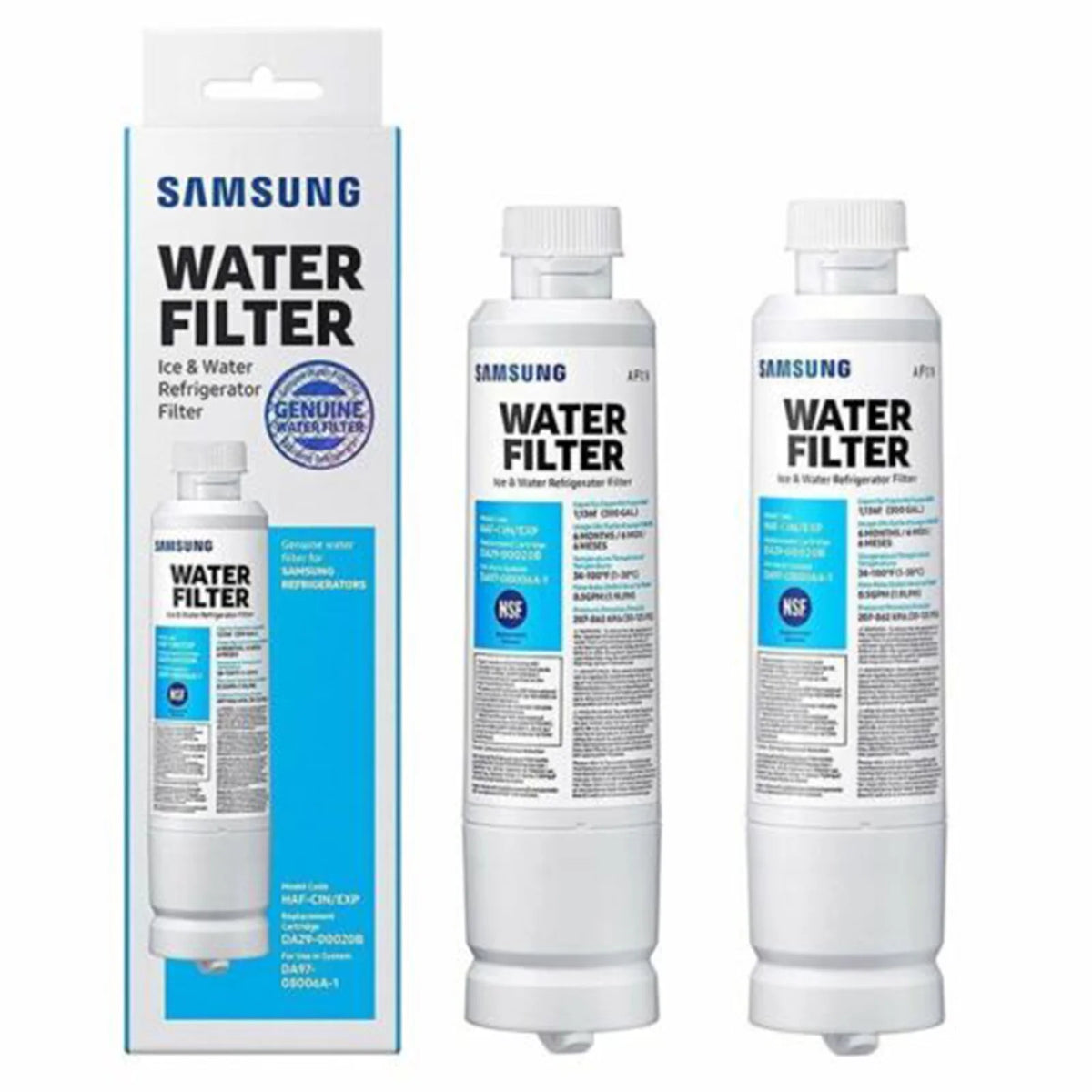 2 Pack Refrigerator Water Filter F304199