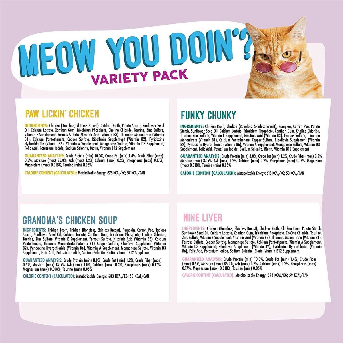 Variety Pack Canned Cat Food M90154