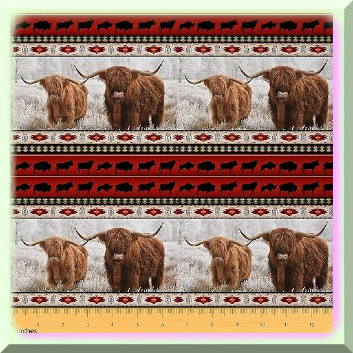 Highland Cow Fabric 3 Yards D850429