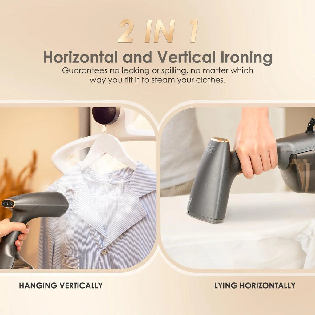 1500W Garment Steamer with 300ml Detachable Tank S6314