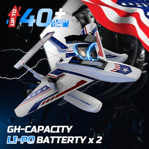 Amphibious Tri-Phibian Aircraft RC Plane with 2 Batteries L729