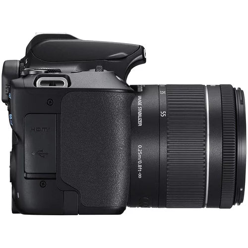 Black DSLR Camera with 18-55mm Lens W77510