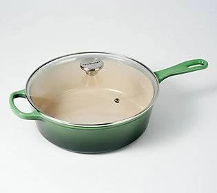 3.75-qt Cast Iron Cassadou with Glass Lid S953