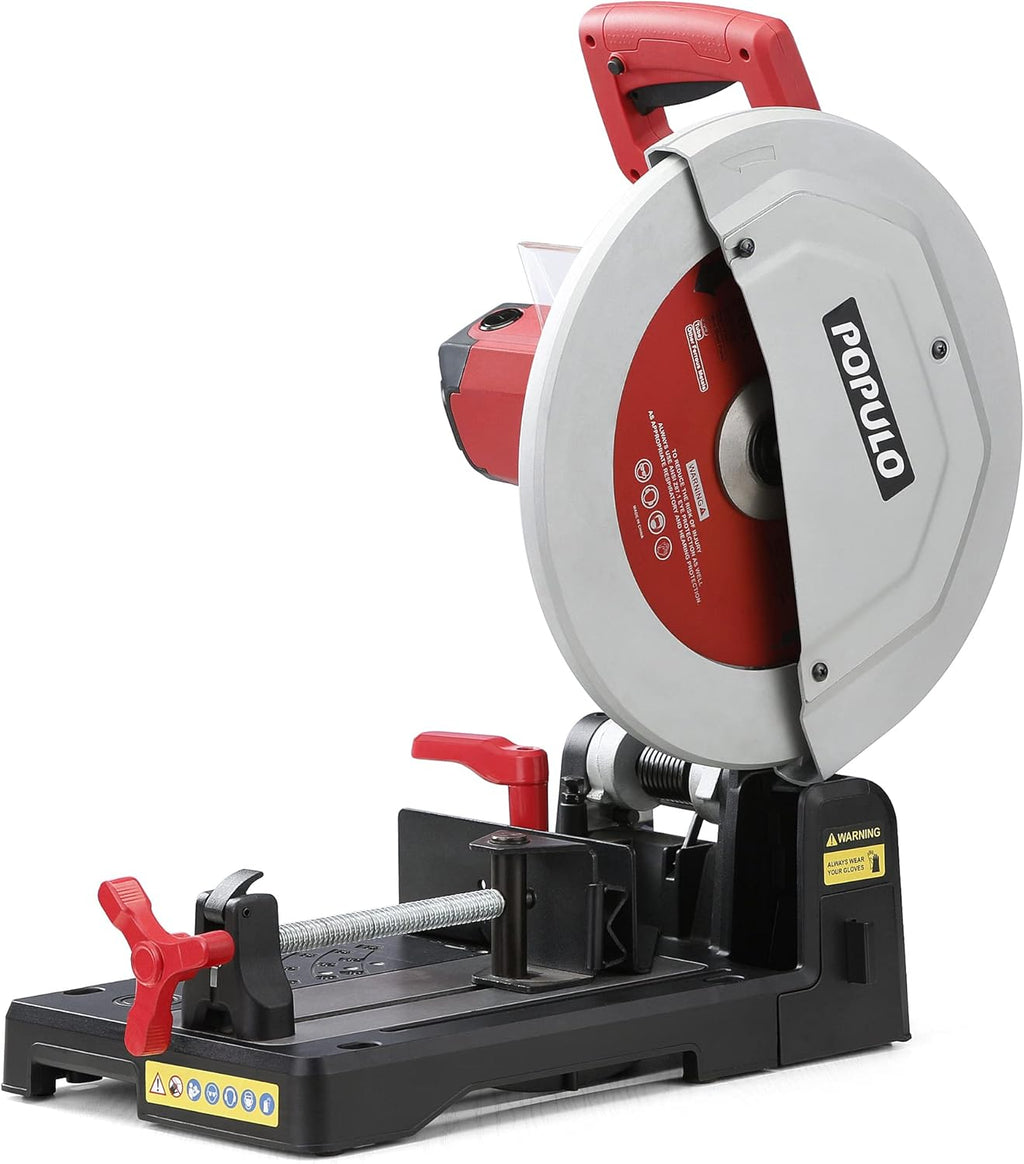 15 Inch Metal Cutting Chop Saw with 14-Inch Carbide-Tipped Blade W4354