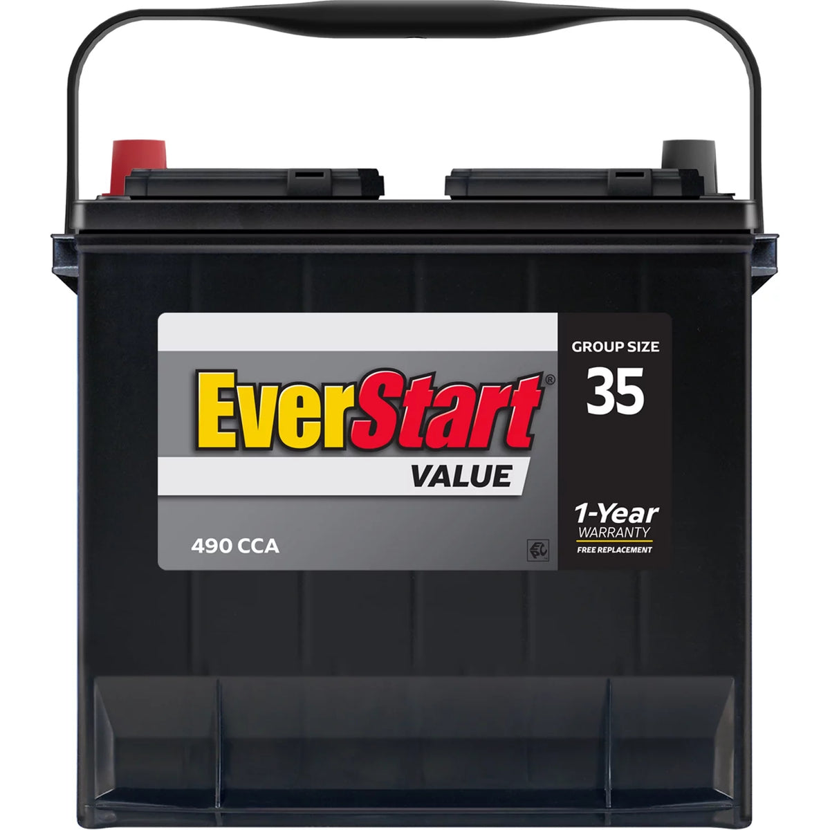Lead Acid Automotive Battery Group Size 35 12 Volt 490 CCA M448871