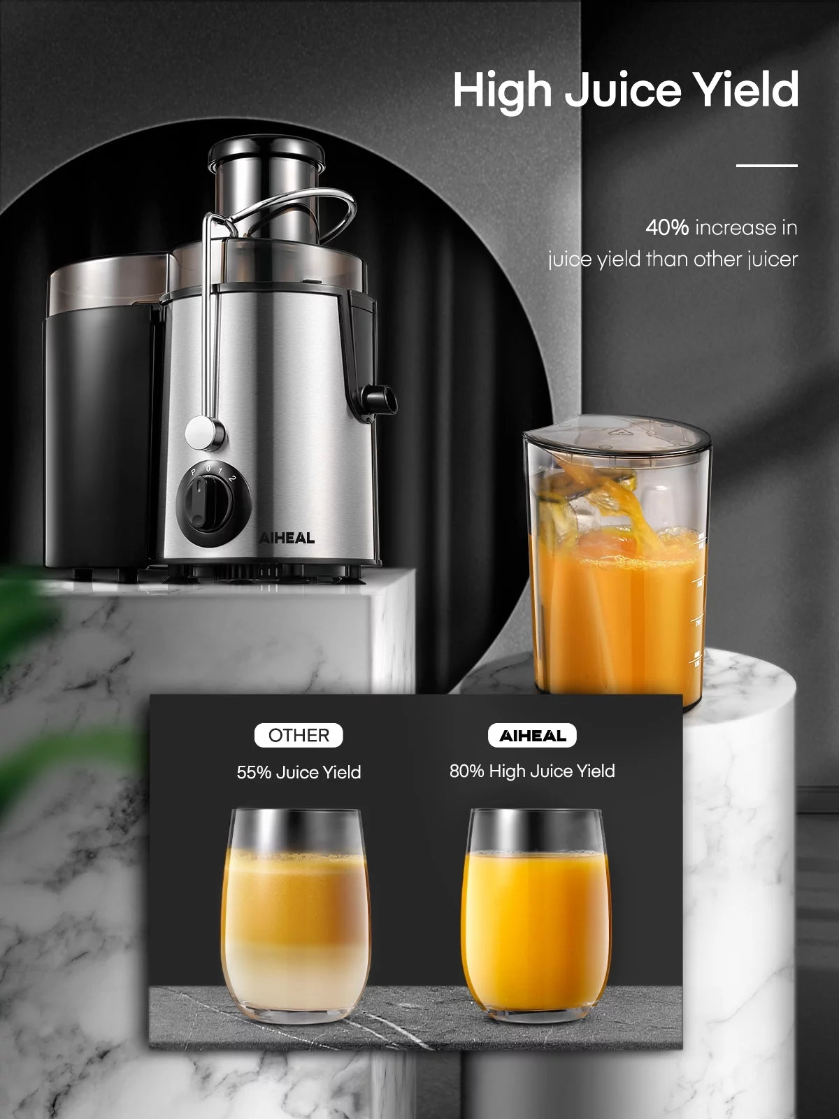 400W 3 Speed Juicer Machine T344899