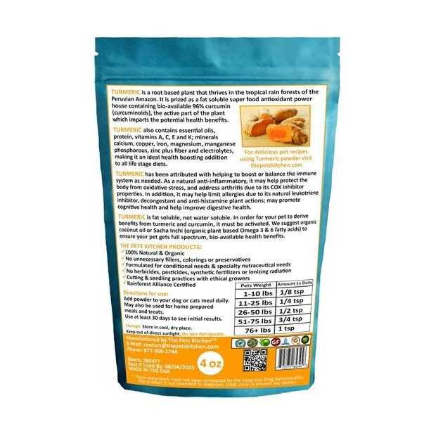 Turmeric Powder Dog & Cat Supplement B968