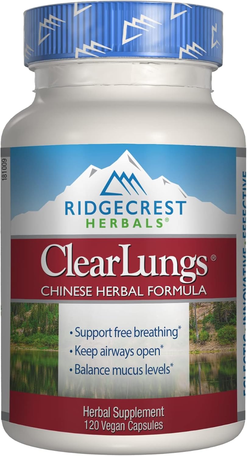 120 Vegetarian Capsules Herbal Breathing Support C251798