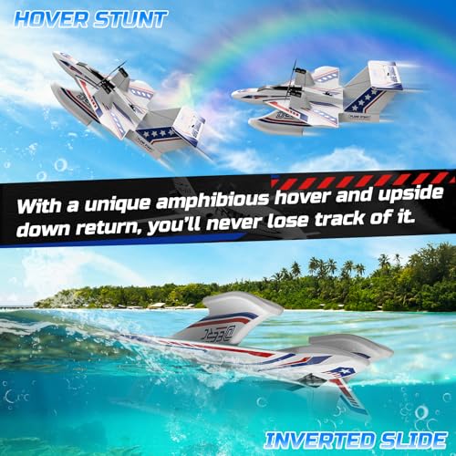 Amphibious Tri-Phibian Aircraft RC Plane with 2 Batteries L729