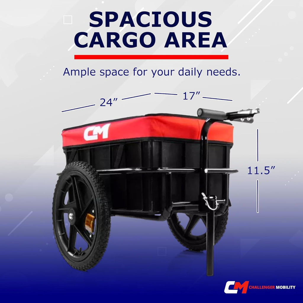 Heavy Duty Scooter Trailer with Large Tires K114388