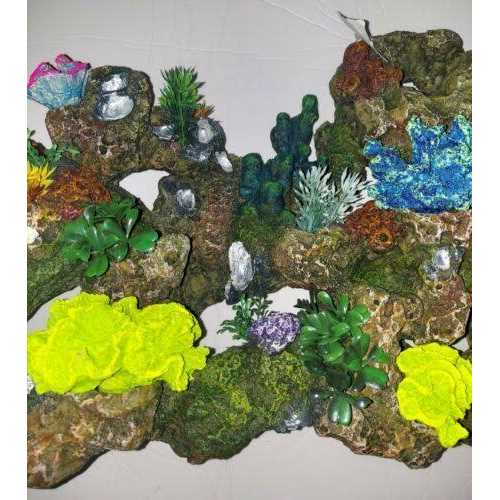 Stone and Coral Aquarium Tank Ornament H74576