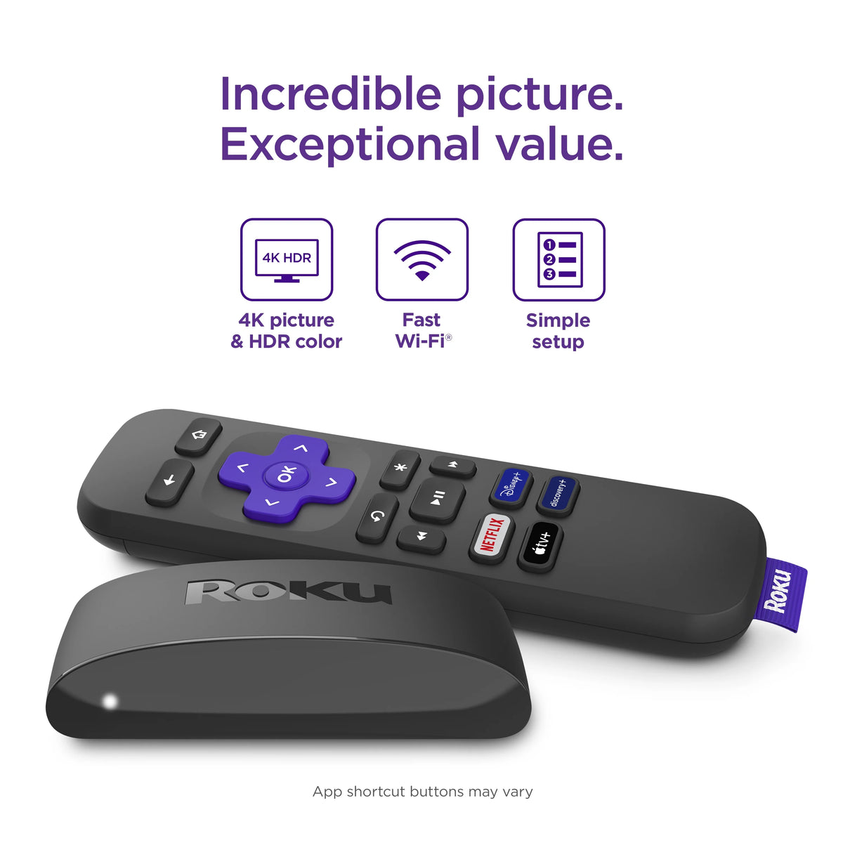 4K HDR Streaming Player with Remote T81898