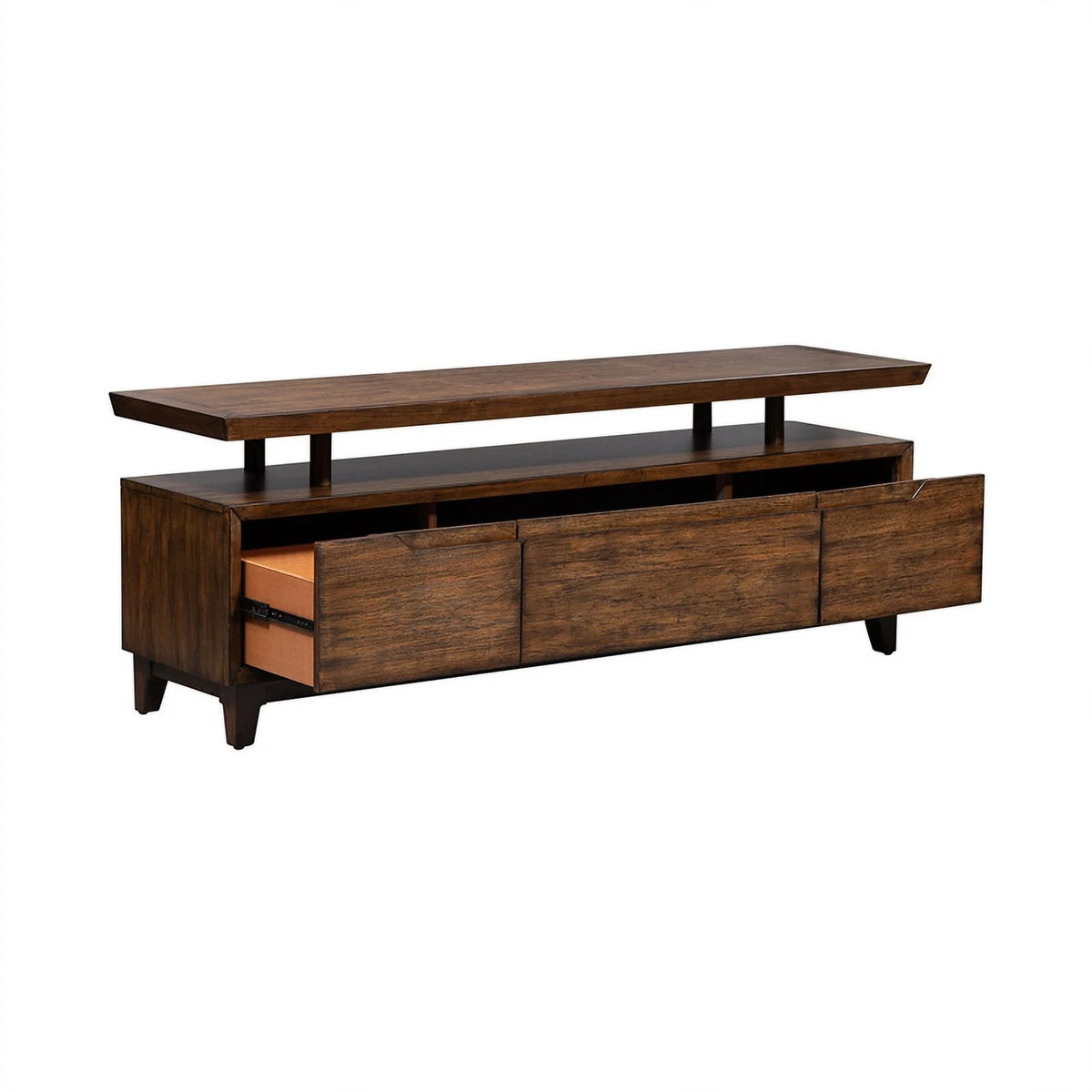 Modern Wood TV Console in Mahogany R887324
