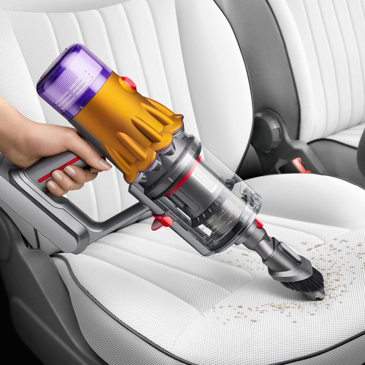 Yellow/Iron Cordless Vacuum Cleaner Y843583