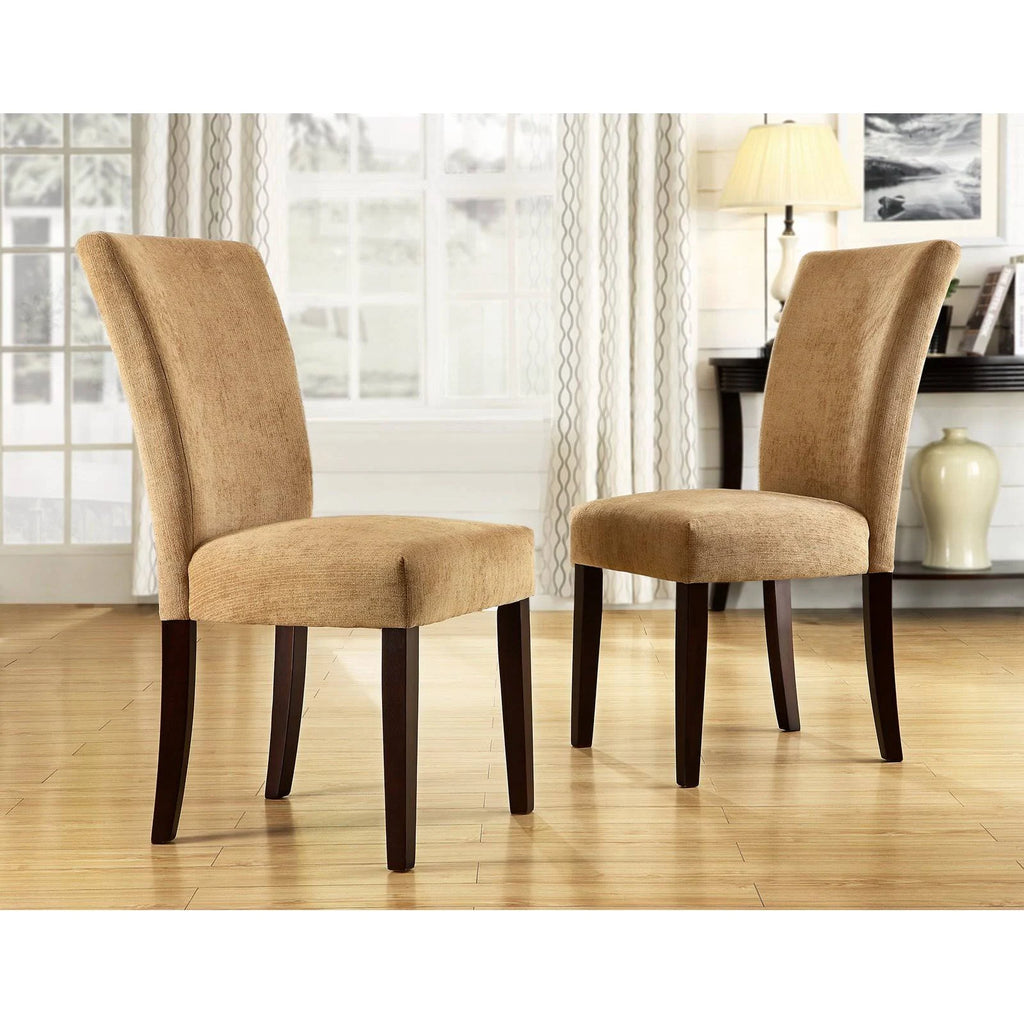 Set of 2 Chenille Parson Chairs V945
