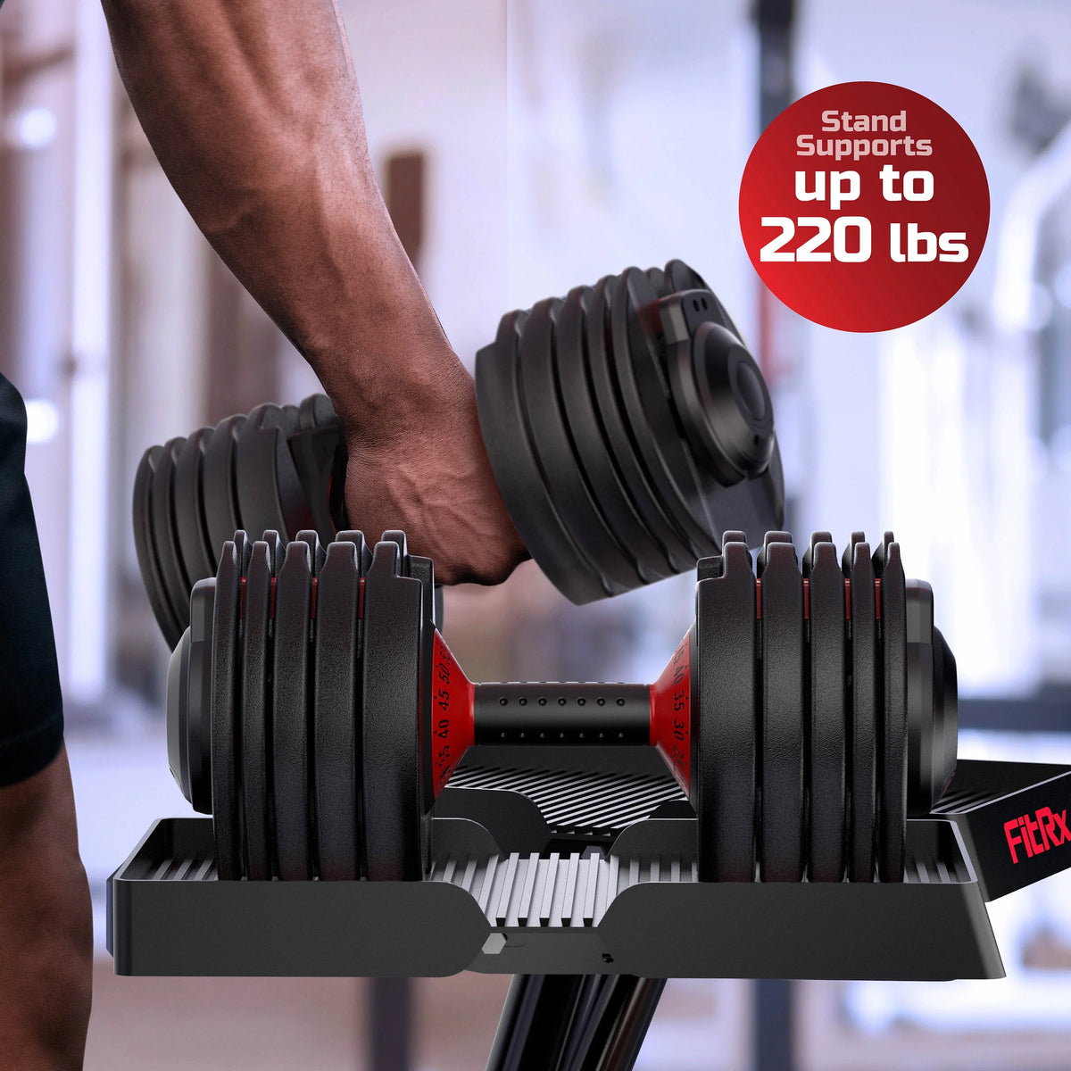 Adjustable Dumbbell 5-52.5 lbs Black N11780
