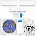 30,000 BTU 3 Zone Ductless Mini Split Air Conditioner and Heat Pump C317209