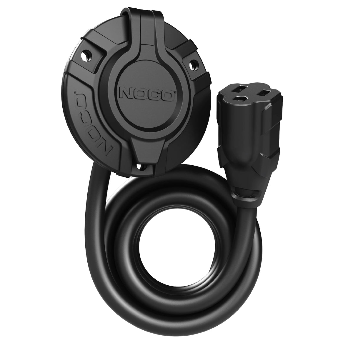 15 Amp 125V AC Port Plug Power Inlet with 6-Foot Integrated Extension Cord Q7964