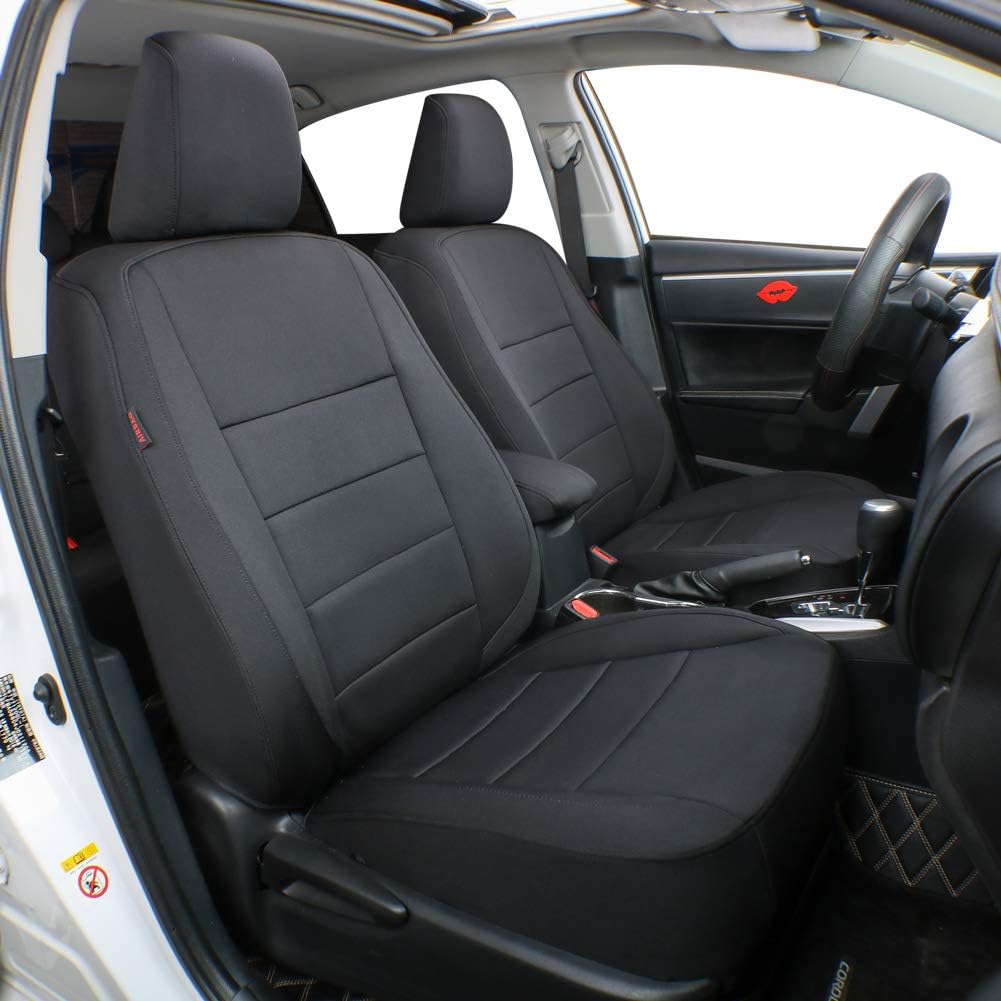 Custom Fit Neoprene Car Seat Covers Black N548