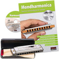 Beginners Set with Case, Care Cloth and Instruction Book, C Major Harmonica L61361