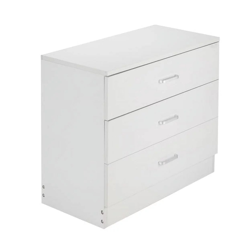 White 3-Drawer Wood Dresser O338478