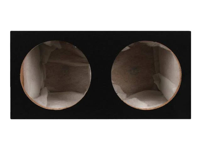 Dual 12-Inch Car Subwoofer Box Sealed MDF D525126