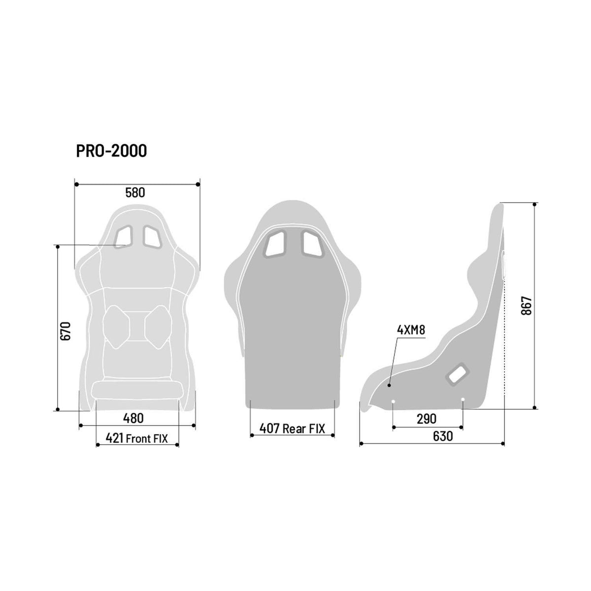 Pro 2000 QRT Seat C8959