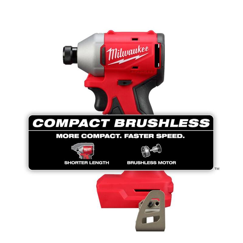 18-Volt Lithium-Ion Brushless Cordless 1/4 in. Compact Impact Driver with Battery and Charger B5836
