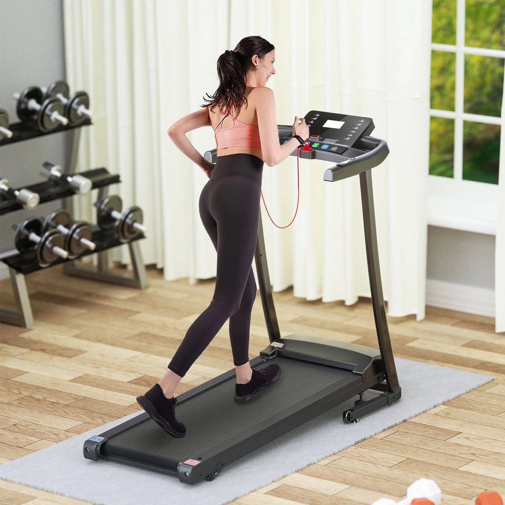2.5HP Foldable Electric Treadmill with Shock-Absorbent Deck G4783