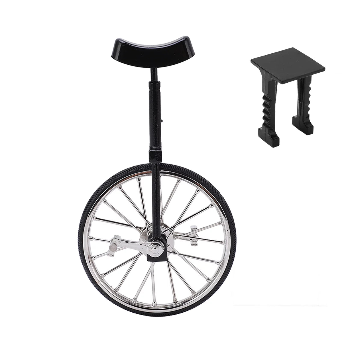 Mini Metal Unicycle Ornament M964