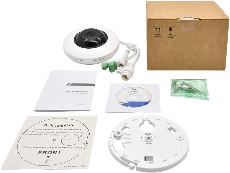 5 MP Fisheye Dome POE IP Camera P578500