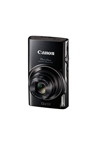 Silver PowerShot ELPH 360 Digital Camera with 12x Optical Zoom and Image Stabilization R120