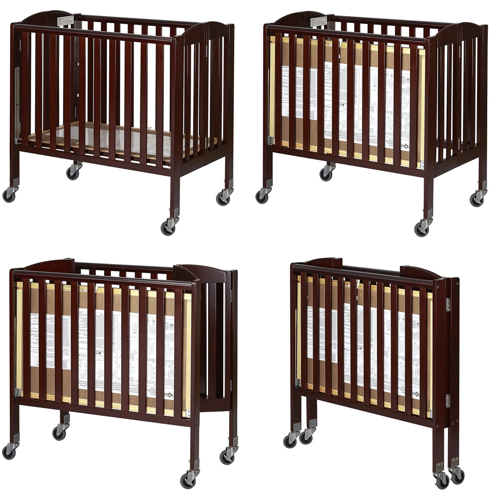 Espresso 3-in-1 Folding Portable Mini Crib L782318