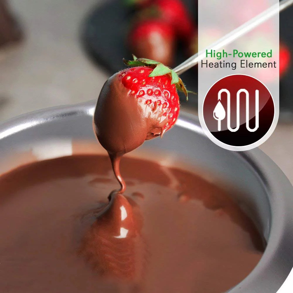 Chocolate Melting Warming Fondue Set with Removable Pot I251