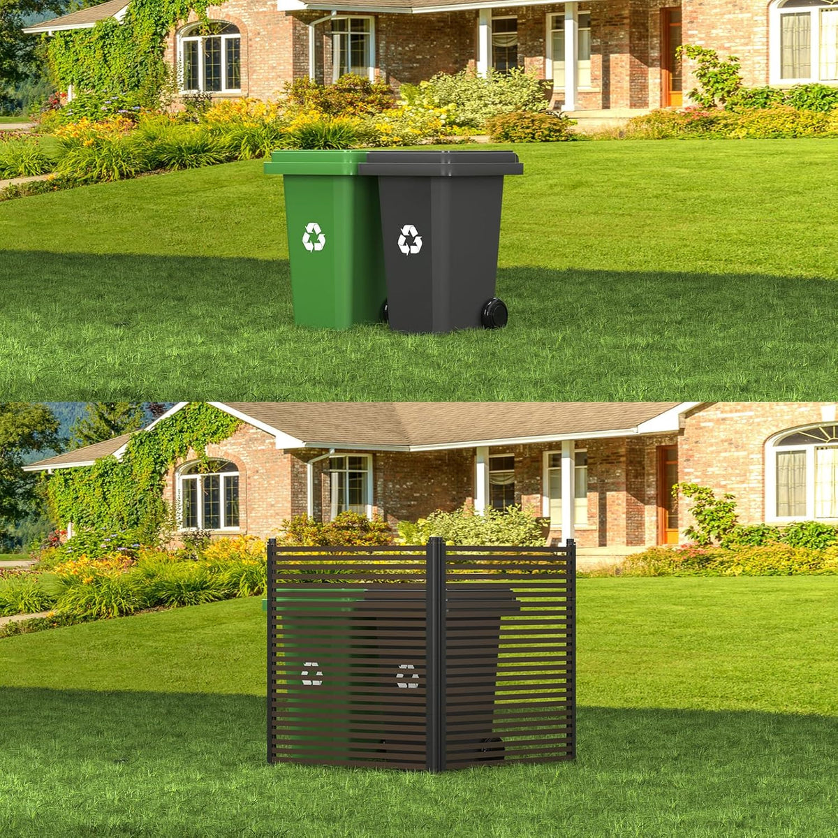 Metal Privacy Screen, 43x47 inches, 2 panels Y2040