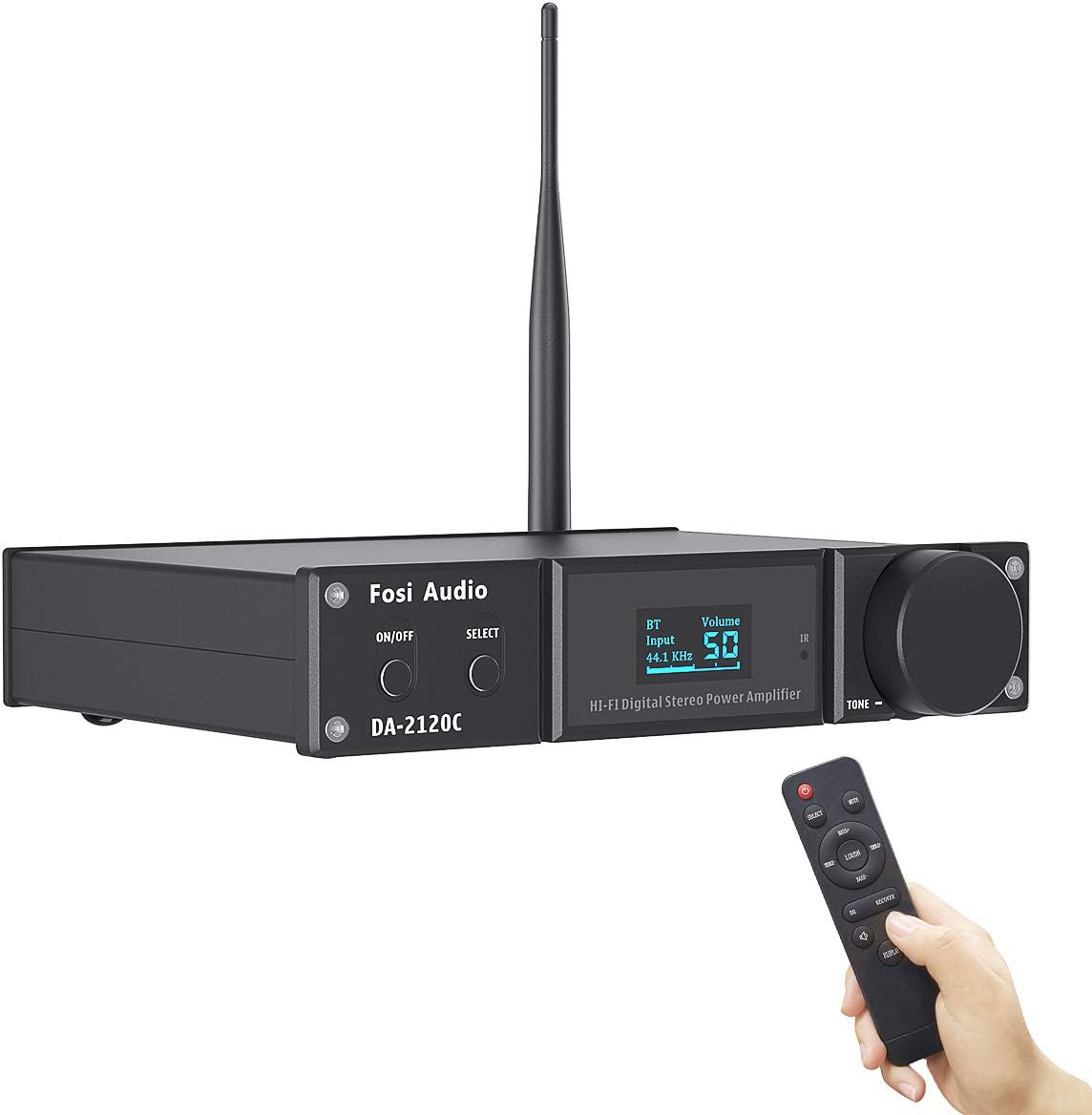 Bluetooth 5.0 Stereo Hi-Fi 2.1 Channel Amplifier U12804