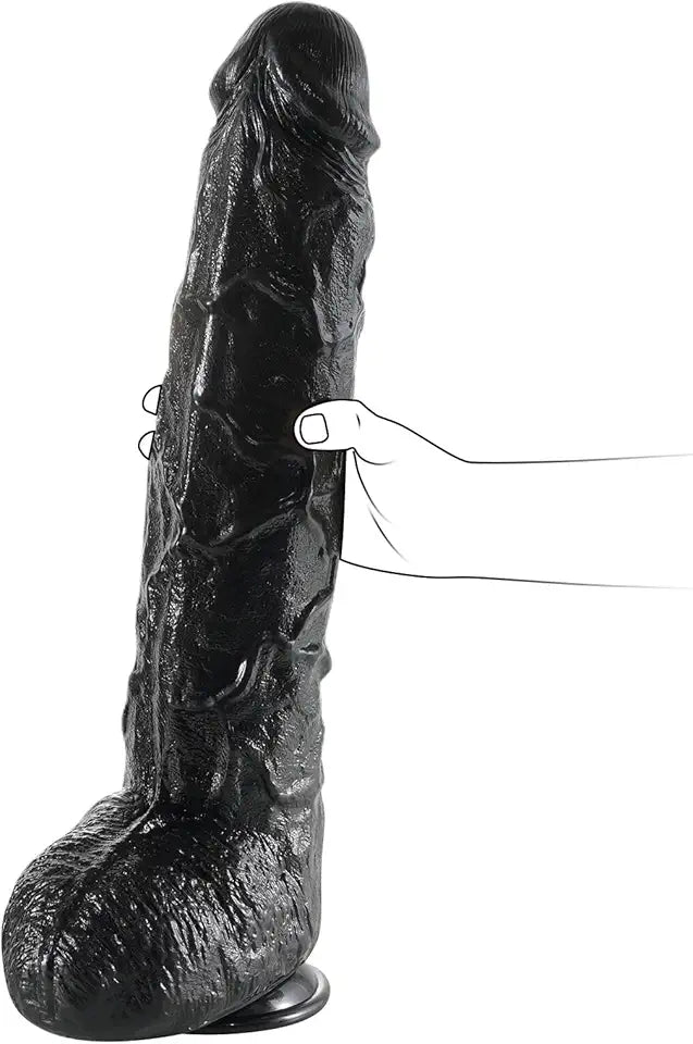 17.3 inch Realistic Dildo with Veins and Balls X49839