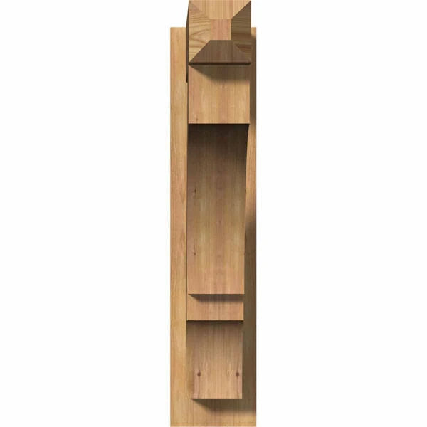 5 1/2x22W x 22x22D x 26x22H Western Red Cedar Craftsman Outlooker K111260