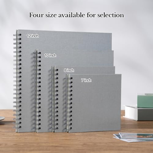 10 x 10 Inch 40 Pages Hardcover Kraft Paper Scrapbook Album S862923