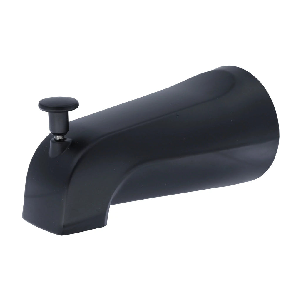 Matte Black Tub Spout with Diverter J468201