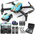 Drone with 4K Camera, Foldable, Less than 249g, 26 Mins Flight Time, Brushless Motor, Altitude Hold, 2 Batteries W454180