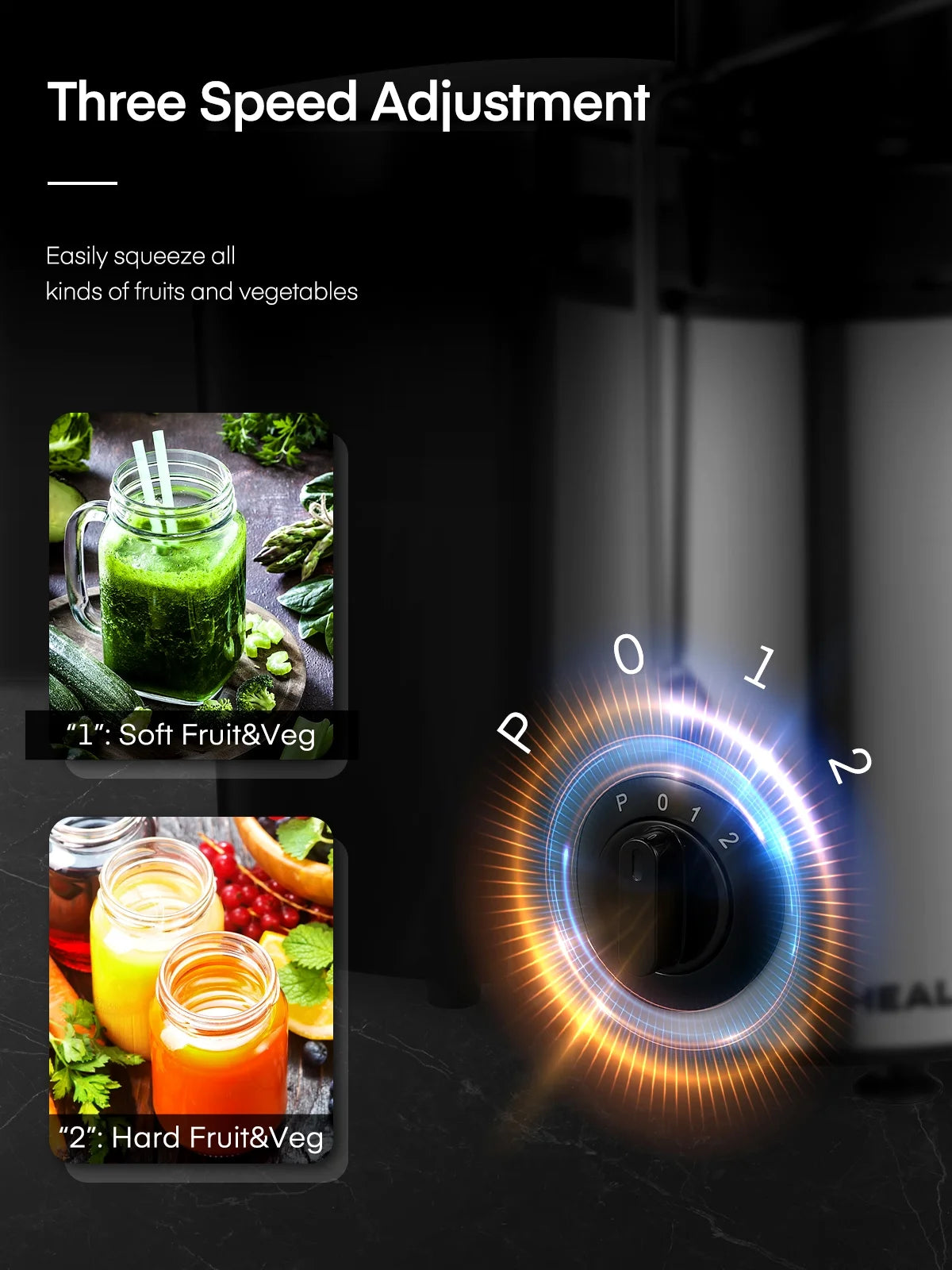 400W 3 Speed Juicer Machine T344899