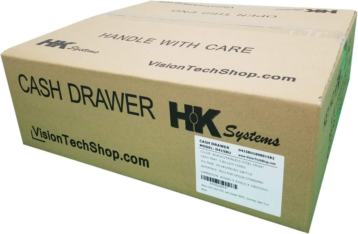 Heavy Duty Black Push Open Cash Drawer F451817