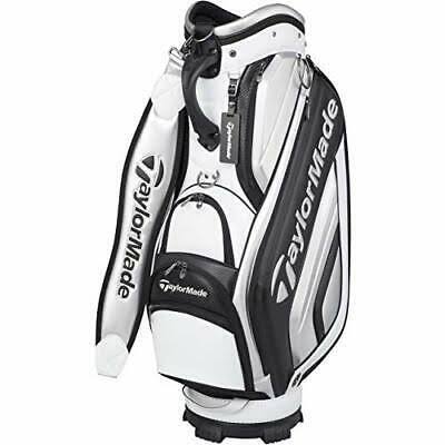 Golf Caddy Bag 9.5 x 47 inch White Black D421