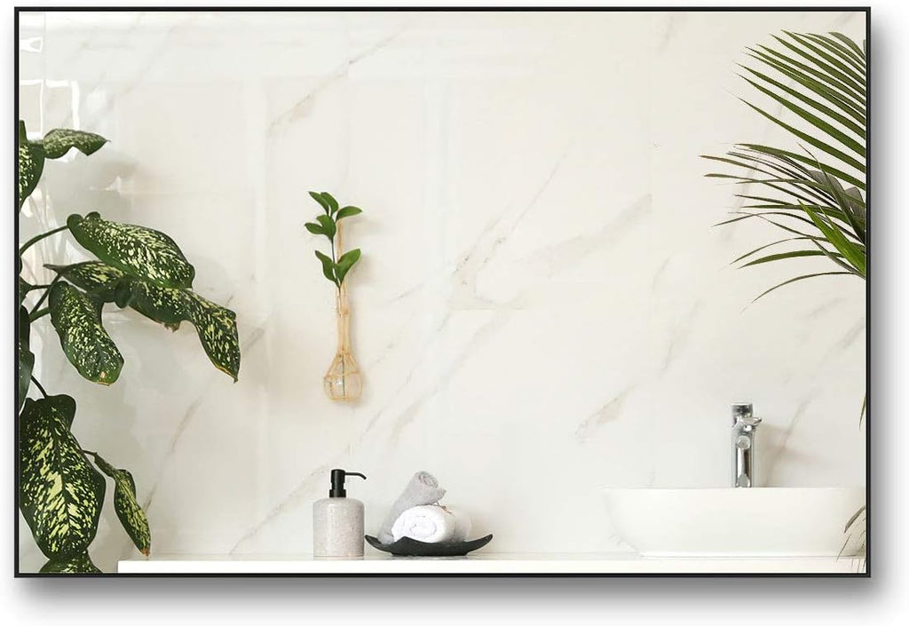 Large Modern Wall Mirror (30 x 22) Y49032