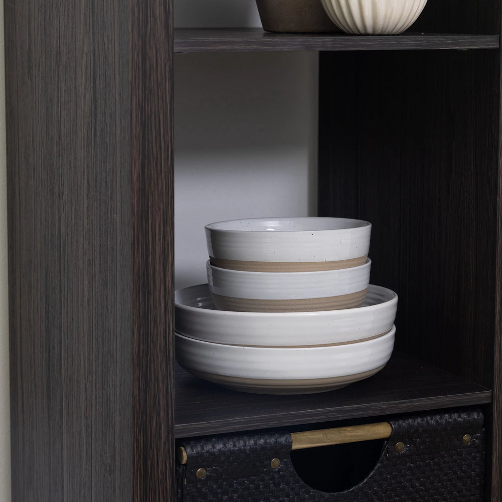 6-Cube Storage Organizer Textured White P162